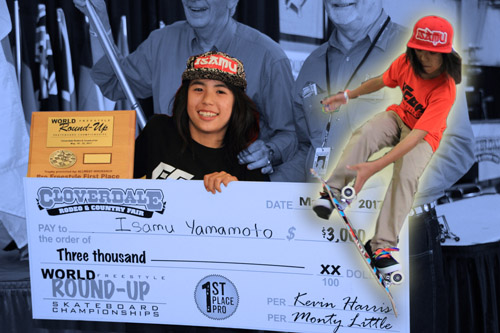 Isamu Yamamoto 山本 勇　2021フリースタイルスケートボード世界一