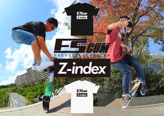 【限定】「FScom × Z-index」コラボ　ハイクオリティTシャツ
